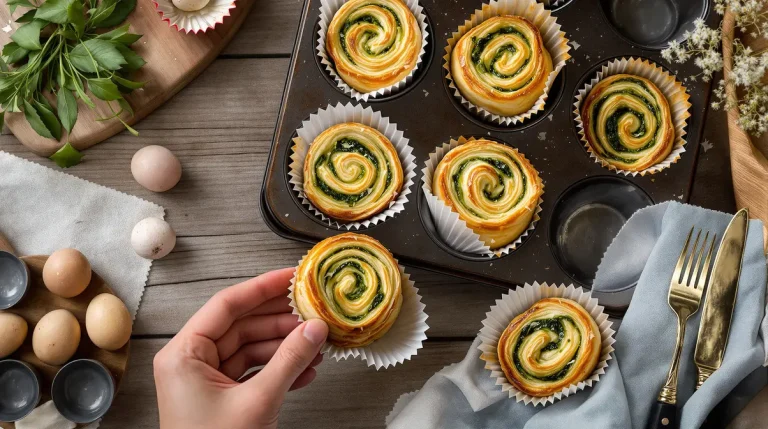 Blätterteig-Bärlauch-Schnecken: Mein würziges Highlight auf dem Oster-Büffet Blätterteig-Bärlauch-Schnecken: Mein würziges Highlight auf dem Oster-Büffet
